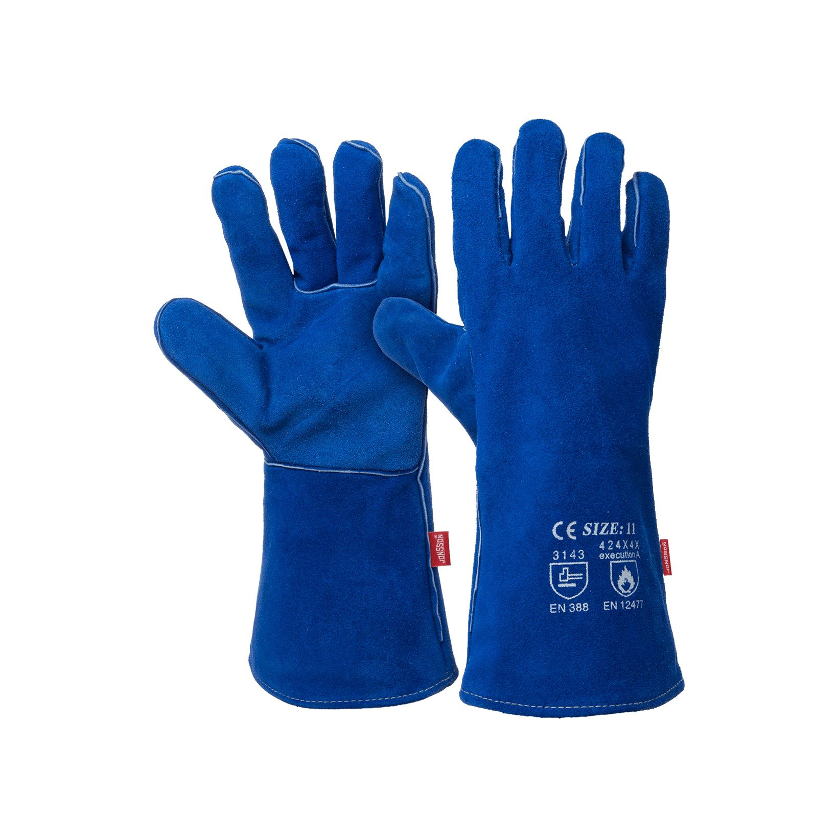 Leather Elbow Length Weld Lined Gloves